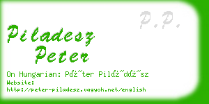 piladesz peter business card